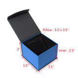 #PF2W-BL Deluxe Blue Paper Bracelet/Watch Box