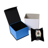 #PF2W-BL Deluxe Blue Paper Bracelet/Watch Box