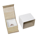 Burlap/Wood Patterned Box