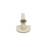 #RD-2441N Burlap Linen Ring Display
