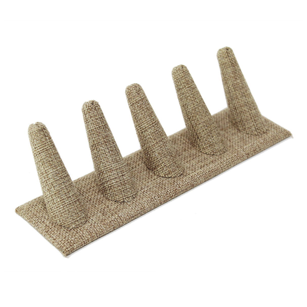 #RD-2455N-N3 Linen Ring Display, 5 Fingers