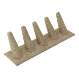 #RD-2455N-N3 Linen Ring Display, 5 Fingers