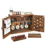 #TOOL8673BR Wood Jewelry Craft Pegboard Tool Organizer