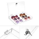 #TRJ2656 Acrylic Display Case for Jewelry Collector with a Key.