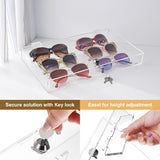 #TRJ2656 Acrylic Display Case for Jewelry Collector with a Key.