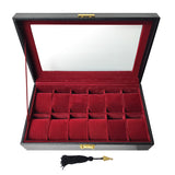 #TWB5712-BD Leatherette Watch Storage Box with Lock