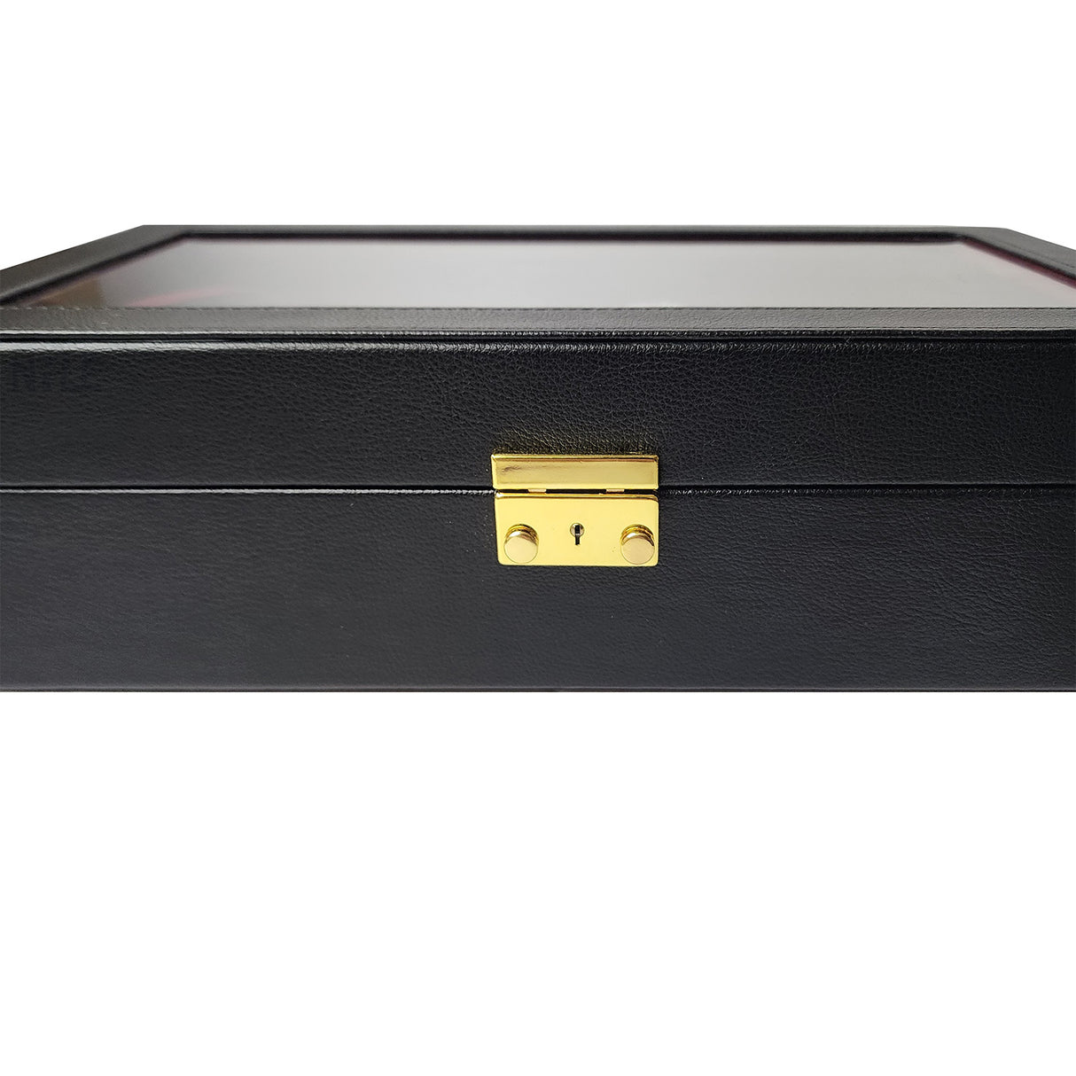 #TWB5712-BD Leatherette Watch Storage Box with Lock