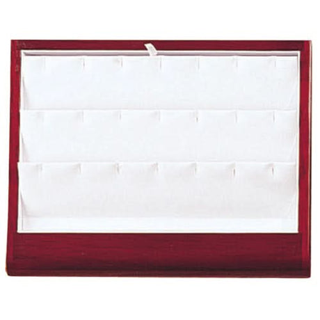 #W98-6 (RW) Rosewood Color Earring Display Tray