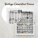 #WD1730 Wooden 30-Souvenir Spoon Display Case Cabinet with Tempered Glass