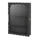 #WD1730 Wooden 30-Souvenir Spoon Display Case Cabinet with Tempered Glass