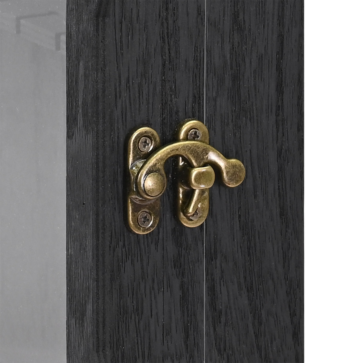 #WD1730 Wooden 30-Souvenir Spoon Display Case Cabinet with Tempered Glass