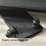 #WD2202 2Pcs wood retail display riser stands