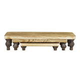 #WD2203-OK 3 Pcs Set Wooden Display Riser Stand, Oak Color