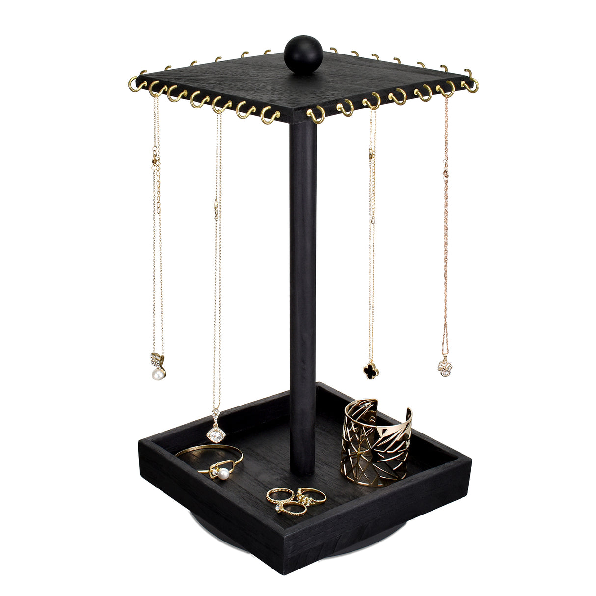 #WD2627  Rotating jewelry organizer