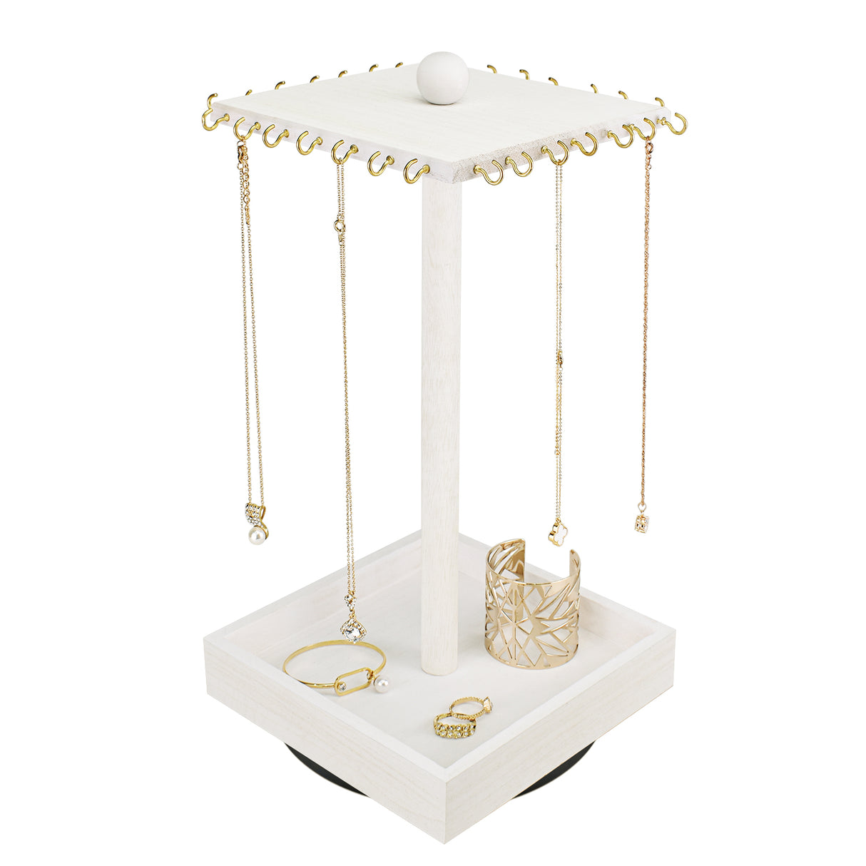 #WD2627  Rotating jewelry organizer