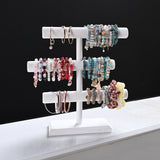  Free Assembly 3-Tier Wooden Jewelry Display Stand, Bracelets, Necklaces