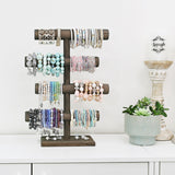 #WD2965 Wooden 4-Tier Jewelry Display Stand