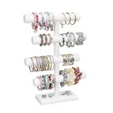 Wooden 4-Tier Jewelry Display Stand