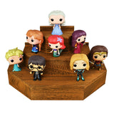 #WD3015 3-Tier Wood Stair Step Shelf Step Display Risers, Coffee Color