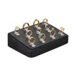 #WD3511-BK Wooden Ring Tray Display with 11 Acrylic Clips 