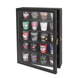#WD5053 Wall-Mounted Freestanding Wooden 5-Shelf with Glass Door