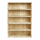 #WD5063 Wall-Mounted Freestanding Wooden 5-Shelf Rack