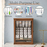 #WD5100BR 8 Metal Rods Jewelry, Keychain, Fishing Lure Cabinet
