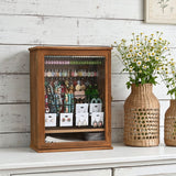 #WD5100BR 8 Metal Rods Jewelry, Keychain, Fishing Lure Cabinet