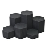 #WD513 Wooden 6 Pcs Hexagon Risers Display