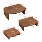 Wooden Jewelry Display Risers - Multi-Function Retail Stands