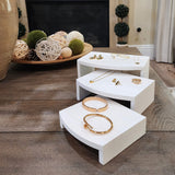 Wooden Jewelry Display Risers - Multi-Function Retail Stands