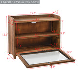 Wooden Table Top Storage Cabinet, countertop cabinet, and wood organizer