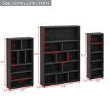#WD5783 3-Pc Wooden Shadow Box Shelf for Collectibles