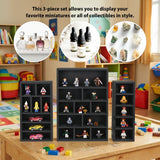 #WD5783 3-Pc Wooden Shadow Box Shelf for Collectibles