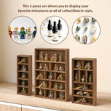 #WD5783 3-Pc Wooden Shadow Box Shelf for Collectibles