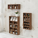 #WD5783 3-Pc Wooden Shadow Box Shelf for Collectibles