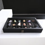 #WD63 Wooden 18 Compartment Jewelry Storage Case 