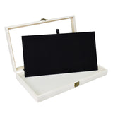 #WD83C+93-1 BK Wooden Jewelry Display Case with Black Velvet Pad 