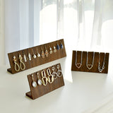 3 Pcs Wooden Earring Display Stand