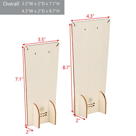 #WDJ3027OK 4 Pcs Set Jewelry Display Stand, Necklace Earring Holder Stand