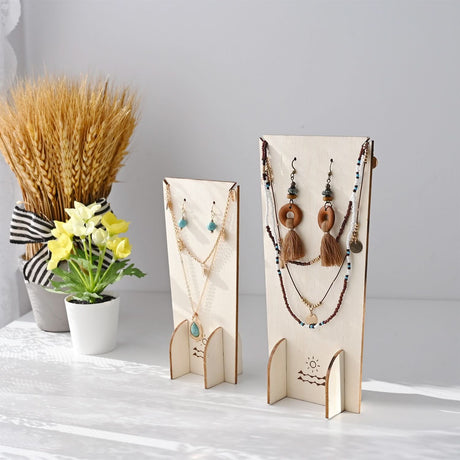 #WDJ3027OK 4 Pcs Set Jewelry Display Stand, Necklace Earring Holder Stand