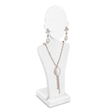 Portable Wooden Mannequin Jewelry Stand, Jewelry Display Organizer for Earrings & Multiple Necklace