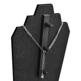 #WDN64 Wooden Necklace Holder Jewelry Display Bust Stand