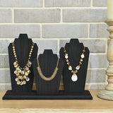 #WDN64 Wooden Necklace Holder Jewelry Display Bust Stand