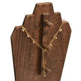 #WDN64 Wooden Necklace Holder Jewelry Display Bust Stand