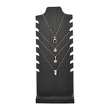 #WDN68X2 Wooden Freestanding Necklace Display Stand