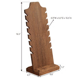 #WDN68X2 Wooden Freestanding Necklace Display Stand