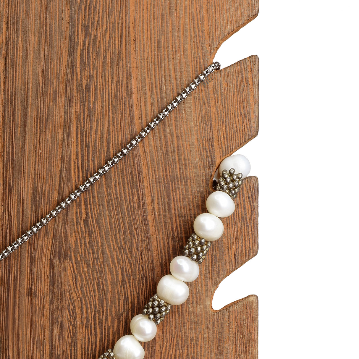 #WDN68X2 Wooden Freestanding Necklace Display Stand