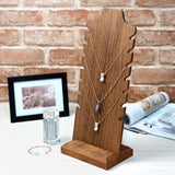 #WDN68X2 Wooden Freestanding Necklace Display Stand