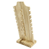#WDN68X2 Wooden Freestanding Necklace Display Stand